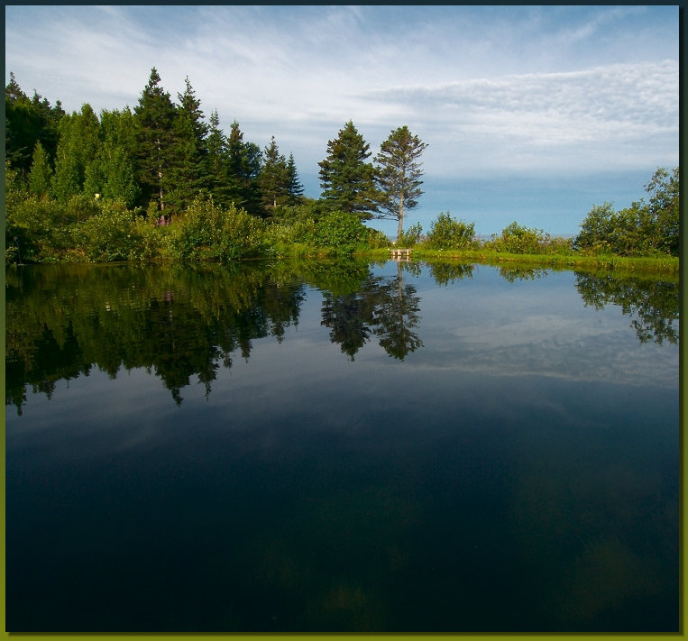 Un des �tangs sur le site du chalet 4 1/2